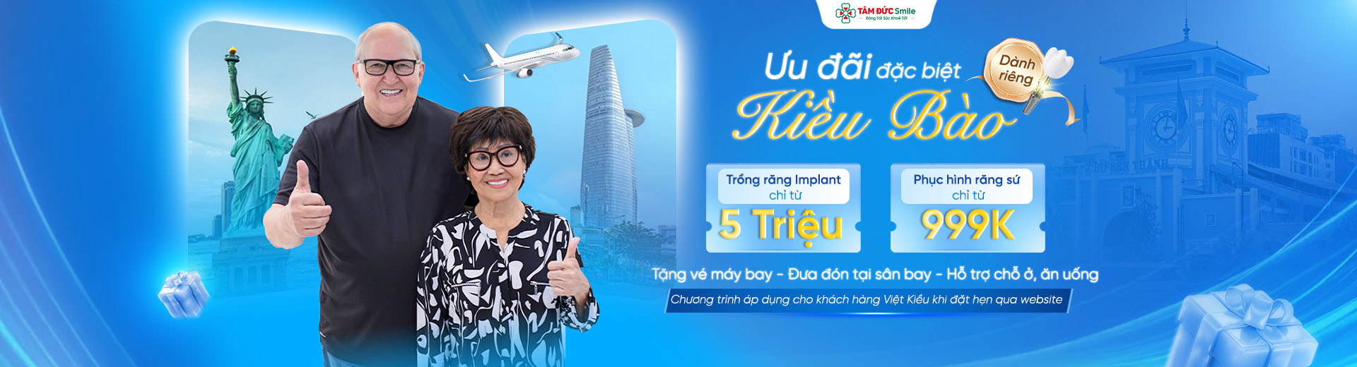 Cơ Hội Làm Răng Tiết Kiệm Đến 46% Chi Phí – Tặng Vé Máy Bay, Hỗ Trợ Chỗ Ở, Ăn Uống