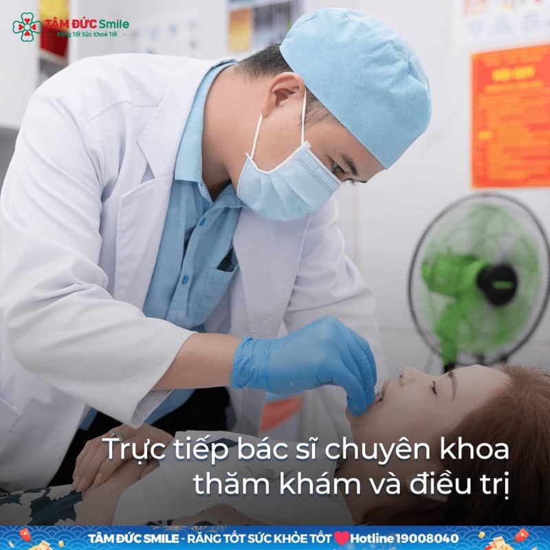 Quy trình thăm khám chuẩn y khoa, an toàn cho khách hàng tại Nha khoa Tâm Đức