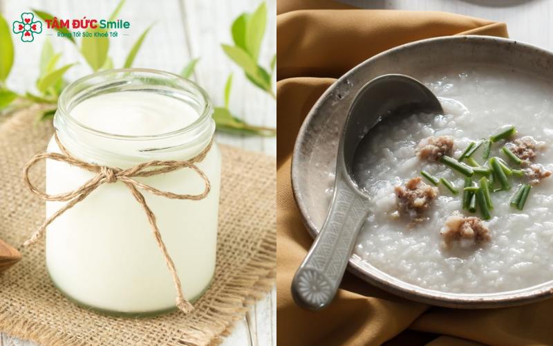 Quý khách nên chọn món ăn mềm để dễ nhai và tránh tổn thương răng