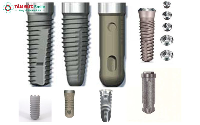 Cylinder Implant – trụ trơn Titanium tích hợp xương giúp cố định vững chắc phục hình răng