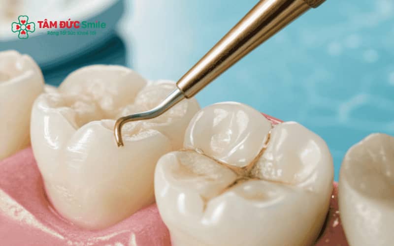 Kích thích ngà răng hoặc khớp cắn chưa chuẩn có thể khiến răng ê buốt sau khi trám