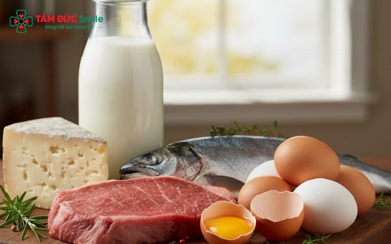 Chế độ ăn với các món mềm, nguội và giàu vitamin giúp răng nướu nhanh chóng ổn định và giảm kích ứng sau khi lấy cao răn